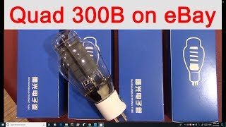 300B tubes Is eBay safe and reliable unboxing amp testing 4 matched w tube tester amp amplifier [upl. by Vil]