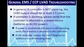 Critical Care Paramedic 7 Left Ventricular Assist Devices LVADs [upl. by Tressia]