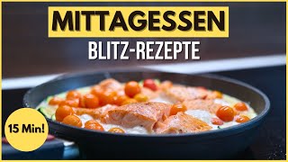 Einfache Familienrezepte MITTAGESSEN in 15 Min [upl. by Clem]