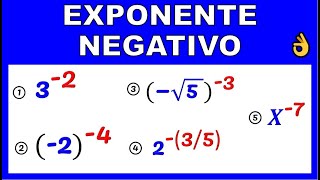 EXPONENTE NEGATIVO [upl. by Arianna]