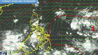 OCTOBER 19 2024  4PM  SURFACE WIND IR ANIMATION [upl. by Alletniuq287]