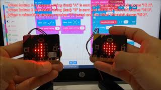 2C  How to Use Radio Communication 2 microbits [upl. by Reilly55]