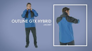 OUTLINE GORETEX HYBRID JACKET M  Salomon Hiking [upl. by Rotow]