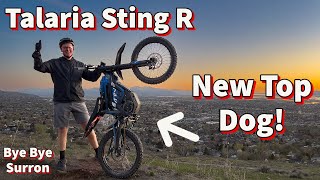 Talaria Sting R Trail Ride amp Review  Way Better Than Surron X [upl. by Aytac333]