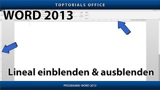 Lineal einblenden amp ausblenden Microsoft Word [upl. by Anselmi]