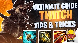 WILD RIFT ULTIMATE TWITCH GUIDE  TIPS amp TRICKS  Guide amp Build [upl. by Ahseinod151]