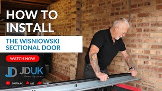 Wisniowski Sectional Door Installation from Start to Finish  Full Video [upl. by Bodwell]