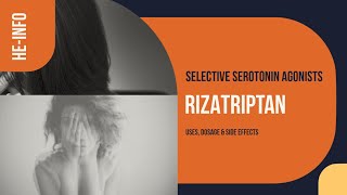 Rizatriptan  Uses Dosage Side Effects amp Mechanism  Maxalt [upl. by Lallage]