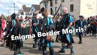 Enigma Border Morris dance quotJust As The Tides Were Flowingquot Upton upon Severn Folk Festival 2024 [upl. by Uv]