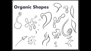 Organic Shape Practice  How to Draw Nature [upl. by Marget]