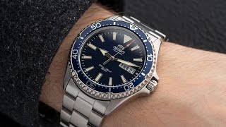 The New Best Mechanical Dive Watch Under 300  Orient Kamasu Review [upl. by Rodl106]