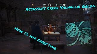 Assassins Creed Valhalla Orlog Champion Achievement Trick to Win Everytime [upl. by Llekcor]