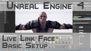 UE4  Live Link Face  Custom Character  Basic Setup [upl. by Alleuqram]