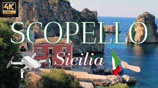 Scopello Sicily Beautiful Drone amp Aerial Video Tour of the Village of Scopello Citta Sicilia in 4 [upl. by February]