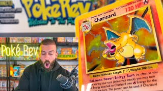 WE PULLED IT  1999 Base Set Charizard Pokemon Card [upl. by Deroo]