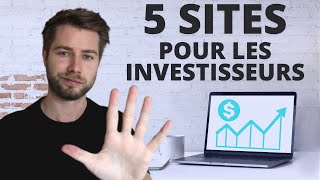 5 SITES POUR LES INVESTISSEURS  BOURSE Cours de laction résultats recommandations analystes [upl. by Odrareg307]