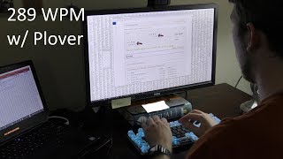 289 WPM in TypeRacer Using Plover Steno  HowTo Guide [upl. by Aes]