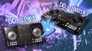 Pioneer DJ DDJ1000SRT Vs DDJSX3 Which is the right Serato controller for you [upl. by Ablem]