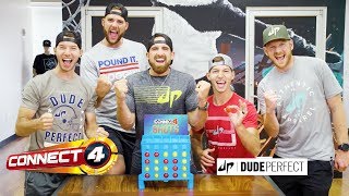 Connect 4 Shots w Dude Perfect Official Teaser  Hasbro Gaming [upl. by Whiffen390]