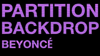 Beyoncé — Partition The Formation World Tour Projection [upl. by Giralda868]