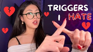 ASMR Triggers I HATE 😭 But You’ll Still Tingle [upl. by Ahsak754]