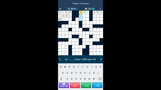 Daily Themed Crossword  Gameplay [upl. by Enajaras138]