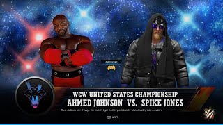 EP 31  AHMED JOHNSON VS SPIKE JONES  EXTREME RULES  UNITED STATES CHAMPIONSHIP WWE2K24 [upl. by Mella]