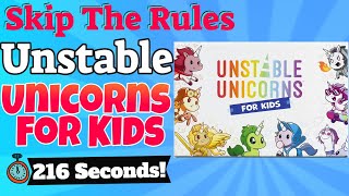 How To Play Unstable Unicorns For Kids [upl. by Holladay]