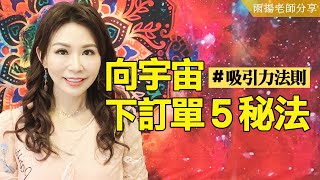 向宇宙下訂單5秘法：金錢機會自己找上門 吸引力法則｜雨揚老師分享 [upl. by Ganiats319]