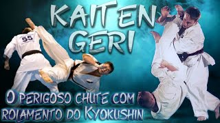 Mawashi kaiten geri  O poderoso chute do Karatê Kyokushin [upl. by Aissatan]