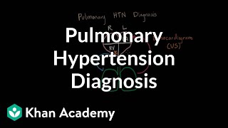 Pulmonary hypertension diagnosis  Respiratory system diseases  NCLEXRN  Khan Academy [upl. by Philbrook32]