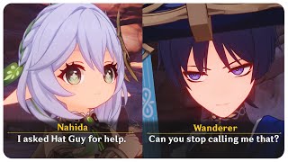 Wanderer and Nahida Spill the Truth to Traveler Cutscene A Parade of Providence  Genshin Impact [upl. by Upshaw]