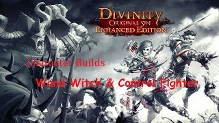 Divinity Original Sin Enhanced Edition  Character Builds Wand Witch and Control Fighter [upl. by Aseek]