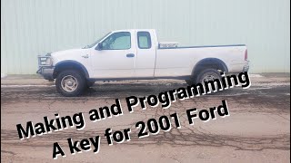 Program keyless remotes on 2001 Ford F150 [upl. by Ytinav]