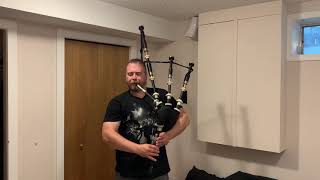 The Glasgow City Police Pipers  Lidgren Bagpiper [upl. by Dnomyaw]