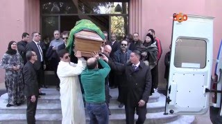 Le360ma •funerailles Laila Alaoui [upl. by Htrowslle183]