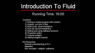 An Introduction To Using FLTKs GUI Builder quotFluidquot [upl. by Theis]