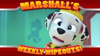 Marshalls Weekly Wipeouts Pups Save Skye [upl. by Aiepoissac588]