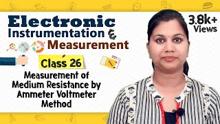 Measurement of Medium Resistance by Ammeter Voltmeter Method  Measurement of Resistance [upl. by Alahs]