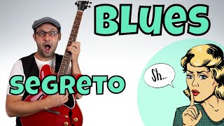 LEZIONI DI CHITARRA ELETTRICA UN SEGRETO DEL BLUES [upl. by Katharina]