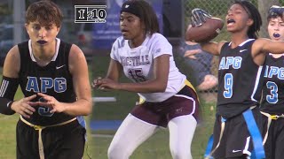 FHSAA Flag Football Region 11A Semifinal Niceville vs Godby  Full Highlights [upl. by Onilecram503]