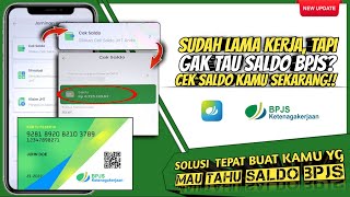 TERBARU Cara cek saldo Bpjs Ketenagakerjaan JMO [upl. by Leimaj]