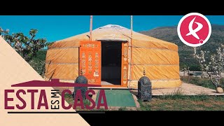 La yurta un alojamiento tradicional de Mongolia en el Valle del Jerte  Esta es mi casa [upl. by Revned]