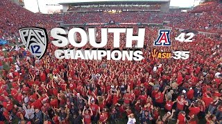 Sounds of Arizona Football  Territorial Cup amp PAC12 South Champions [upl. by Kcirdderf]