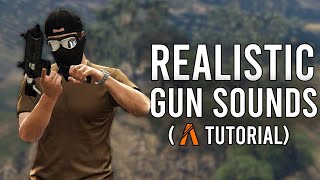 How to Install CustomRealistic Gun Sounds into FiveM GTA 5 RP 2021 [upl. by Anertal]