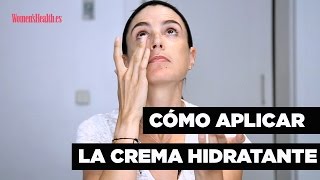 Cómo aplicar la crema hidratante  Womens Health España [upl. by Uziel457]