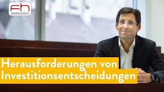 Herausforderungen von Investitionsentscheidungen einfach erklärt [upl. by Kiryt]