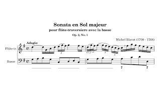 Michel Blavet – 6 Flute Sonatas Op2 [upl. by Yelats]