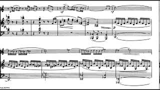 Bohuslav Martinů  Sonatina for Clarinet and Piano H 356 1956 ScoreVideo [upl. by Gnouhp464]