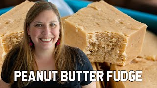 Peanut Butter Fudge  only 4 Ingredients [upl. by Mellen85]